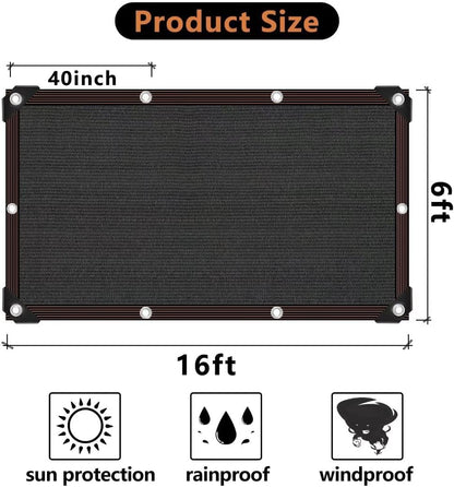Shade Cloth - 70-90% Sunblock Net for Garden Patio,Shade Sails for Plants Greenhouse Outdoor Pergola Lawn Swimming Sun Shade Cloths for Kennel Chicken Coop Easier to Hang Shade Net Cover…
