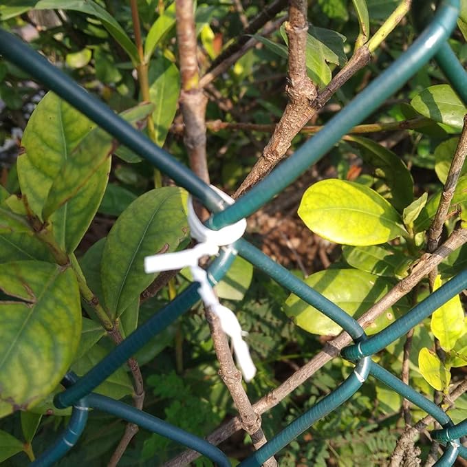 Plastic White Twist Ties 6 inch, Reusable Cable Ties,Long Garbage Bag Twist Ties, Trash Bag Coated Ties, Twisty Ties for Organizing, Plant Hollding, Office, Christmas Tree (500 Pcs)