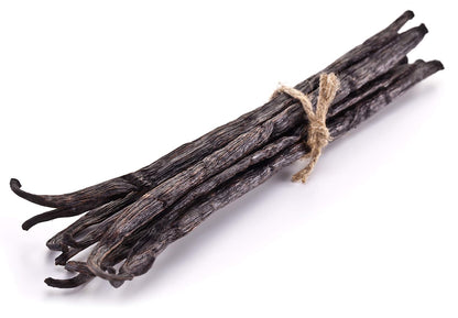 5 Vanilla Beans - Whole Extract Grade B Pods for Baking, Homemade Extract, Brewing, Coffee, Cooking - Tahitian