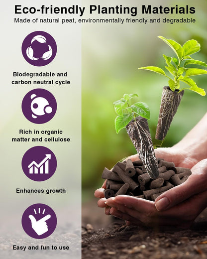 Salad Greens Seed Pod Kit for AeroGarden, iDoo, Ahopegarden, MUFGA with Red/Green Romain/American Fast/Buttercrunch/Parris Island Lettuce, Spinach - Compatible with All Garden(7-Pod)