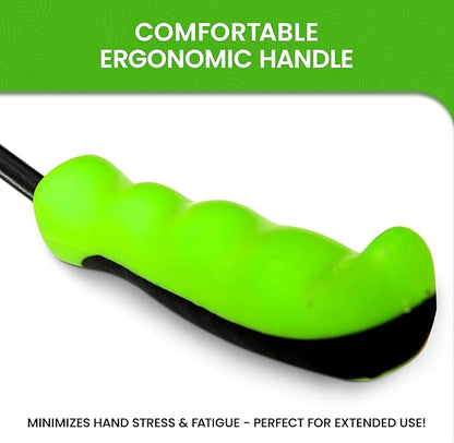 Garden Guru Garden Tool Set 3pc Hand Trowel Transplanter Cultivator – Heavy Duty Rust Resistant Carbon Steel - Ergonomic Comfort Grip Handle – Perfect Gardening Tool Kit Gifts for Women & Men