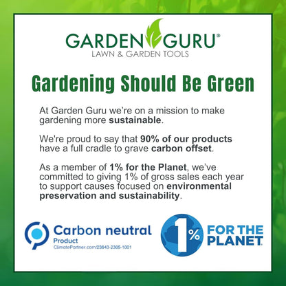 Garden Guru Titanium Transplanter Trowel Shovel - Rust Resistant - Ergonomic Handle - Perfect Hand Shovel Tool for Gardening Weeding Transplanting and Digging in Garden Beds