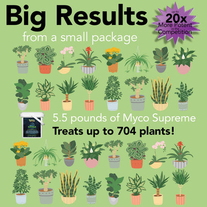 Mycorrhiza for Soil, Root Stimulator for Plants, Ultra Concentrated Mycorrhizae for Plants Strong Roots & Living Soil, Trifecta Myco Supreme Plant Root Stimulator for Tree, Rose and Flower Care