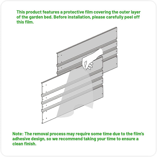 SnugNiture 2 Pcs 4x2x2FT Raised Garden Bed Galvanized Planter Garden Boxes Outdoor, Deep Root Planter Raised Bed for Vegetables Flowers Herbs,Beige White