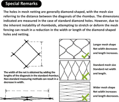50 x 50 FT Bird Netting for Garden Woven Mesh Garden Netting for Plants, Vegetable, Fruit Trees, Blueberry Bushes, Strawberries Against Birds, Deer, Squirrels and Other Animals