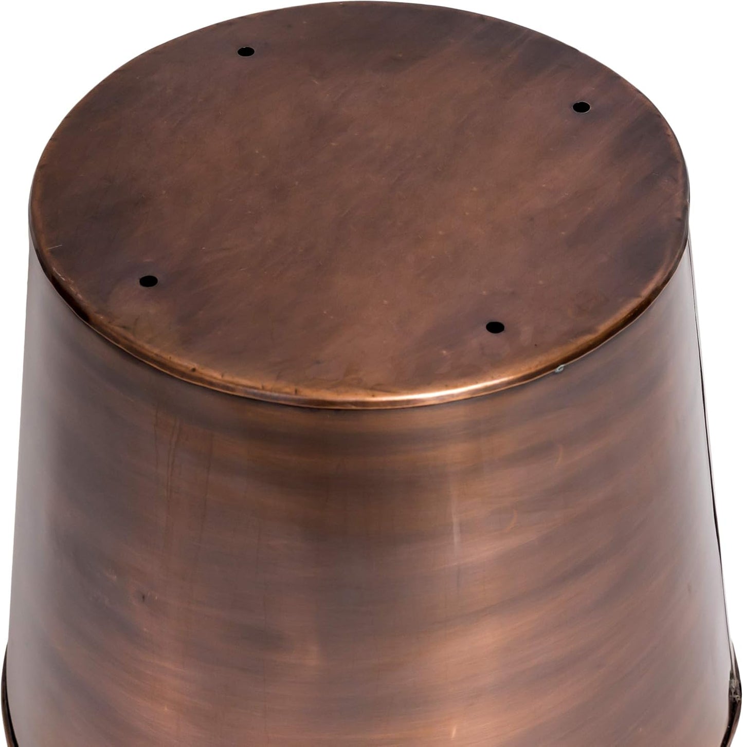 H Potter Large Tall Planter Pot Outdoor Indoor Copper Flower Decorative Weather Resistant Garden Deck Patio GAR568