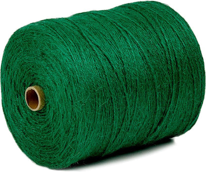 PerkHomy Garden Twine Strong Natural Jute 3,600 Feet Long Green Twine for Gardening Tomato Climbing Plant Tie Floristry Crafts Gift Wrapping Packing Decor (Green 2mm * 3600feet)