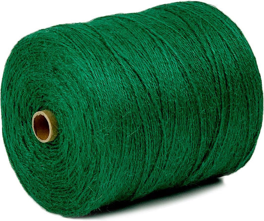 PerkHomy Garden Twine Strong Natural Jute 3,600 Feet Long Green Twine for Gardening Tomato Climbing Plant Tie Floristry Crafts Gift Wrapping Packing Decor (Green 2mm * 3600feet)