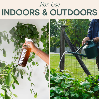 Organic Protectant – Liquid Fertilizer & Plant Food for Houseplants, Indoor & Outdoor Use – Instant Nourishment for Potted Plants, Flowers, Vegetables, Herbs, Air Plants, and Tropical Plants