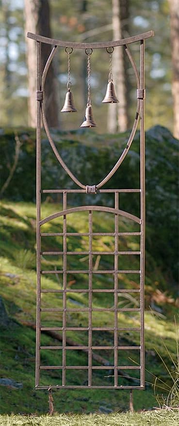 H Potter Trellis for Climbing Plants Wrought Iron Metal Weather Resistant Garden Yard Art