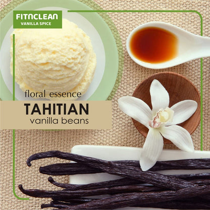 8oz Vanilla Beans Grade A Tahitian 6"-7" Bulk (1/2Lb) for Extract, Cooking and Baking by FITNCLEAN VANILLA| 0.5 Pound Fresh Gourment Natural Raw NON-GMO Whole Pods.