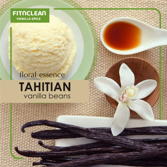 8oz Vanilla Beans Grade A Tahitian 6"-7" Bulk (1/2Lb) for Extract, Cooking and Baking by FITNCLEAN VANILLA| 0.5 Pound Fresh Gourment Natural Raw NON-GMO Whole Pods.