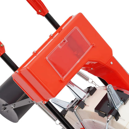 Seed Sower & Fertilizer Applicator,Manual Seeder Handheld Seeding Machine,10 Nozzles Precision Manual Seeder Portable Hand Push Seeder with Adjustable Design