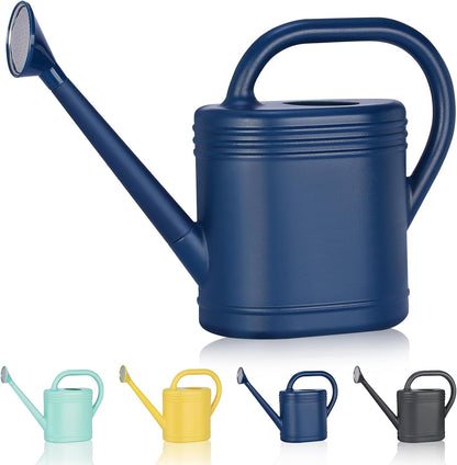 2 Gallon Watering Can for Indoor Plants, Garden Watering Cans for Outdoor Plant House Flower, Modern Plant Watering Can Large Long Spout with Sprinkler Head