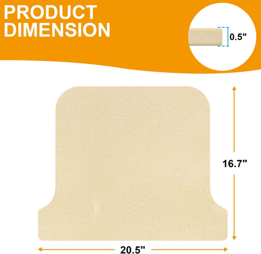 Cordierite Stone Baking Board Replacement for Ooni Koda 16 Gas Pizza Oven, Pizza Stone for Ooni Pizza Oven, Pizza Baking Board Replacement for Ooni Koda 16, Ceramic Baking Stone Accessories