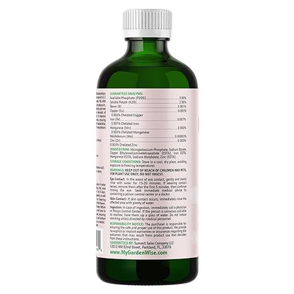 0-3-2 Giant Bloom: Orchid Bloom Enhancer - Orchid Bloom Booster Fertilizer - Orchid Food Concentrate - Chelated Nutrients for Healthy Flower & Reblooms (32 OZ), GW-05030-C-01