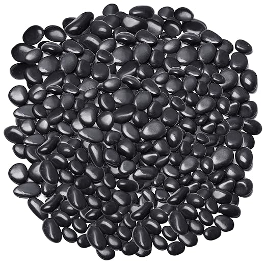 Pebbles for Indoor Plants,Virekm River Rocks,Decorative Ornamental Pebbles,Garden Landscaping Stones Gravel Filler for Home Decoration Flower Bed Fish Tank Plants Vases Succulents (10 Pounds)