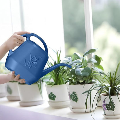 Plastic Watering Can - Blue - 1 Gallon
