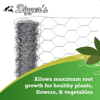 Digger’s 1-Gallon Heavy-Duty Wire Basket - Gopher Wire Basket for Perennials & Vegetables (12 Baskets)