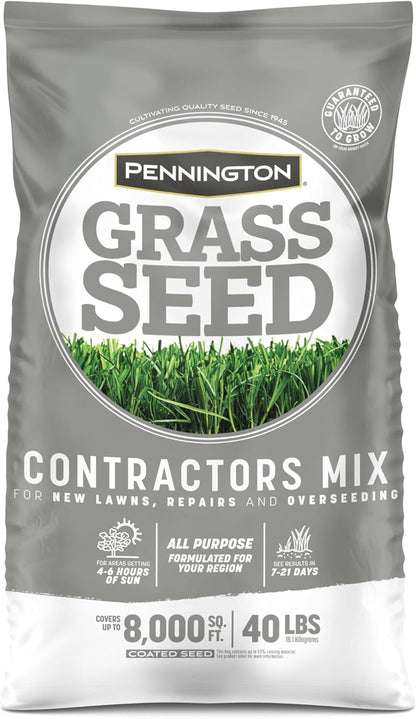 Pennington Contractors Grass Seed Mix Northern Mix 40 lb