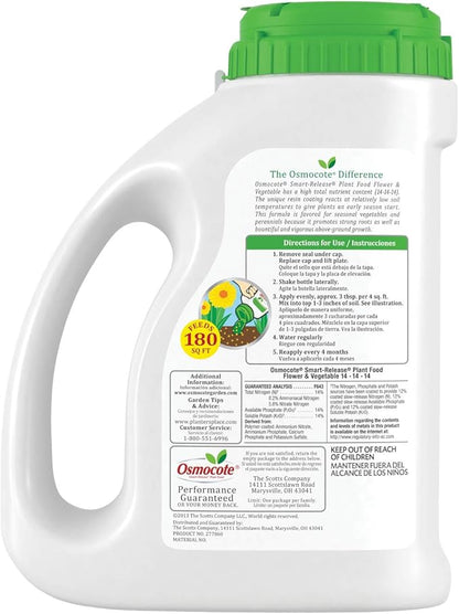 Osmocote Smart-Release Plant Food Flower & Vegetable, 4.5 lb.