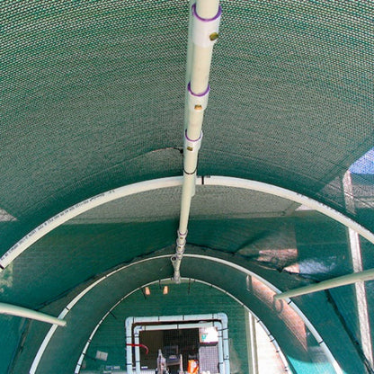 1/2 Inch PVC Coupling with Brass Mist Nozzle PVC Splitter with Brass Misting System Nozzles (Pack of 10)