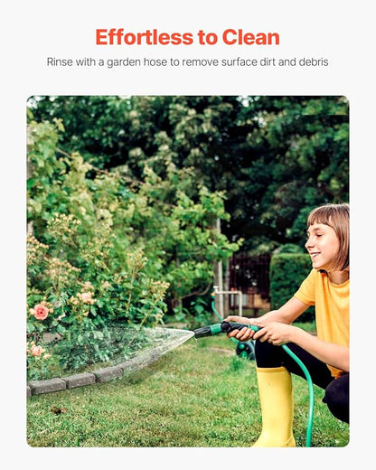 VEVOR Faux Stone Landscape Edging, No Dig Garden Edging Border, Flexible Blocks for Lawn Edging, Flower Beds, Driveway, Yards with 12 Spikes, 4 Pack 24 Bricks 16FT Kit, 46.5" Lx 3.7" W x 2.2" H, Beige