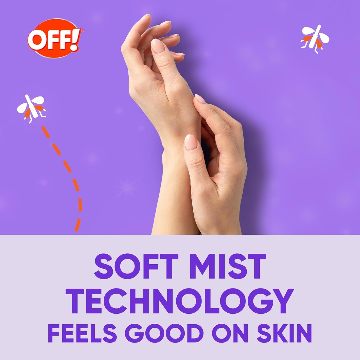 OFF! Clean Feel Insect Repellent Misting Spray, Fragrance-Free Bug Spray for Lasting Protection from Mosquitoes and Ticks, 6 oz