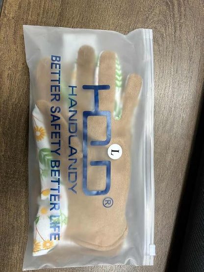 HANDLANDY Work Gloves for Men & Women, Utility Mechanic Working Gloves Touch Screen, Flexible Yard Work Gloves