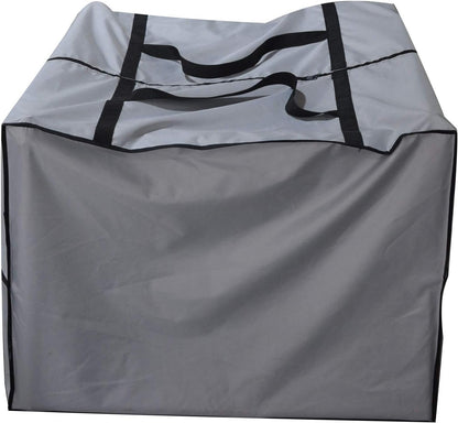 Outdoor Square Cushion/Cover Storage Bag, Protective Zippered Storage Bags with Handles, 32''L x 32''W x 24''H