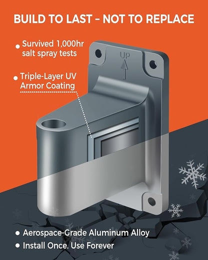 Retractable Garden Hose Reel 1/2 in x 175 ft Professional Metal Bracket & 9-Pattern Metal Nozzle UV Resistant Brass Fitting Heavy Duty Wall Mount Any Length Lock Slow Retraction 180° Swivel