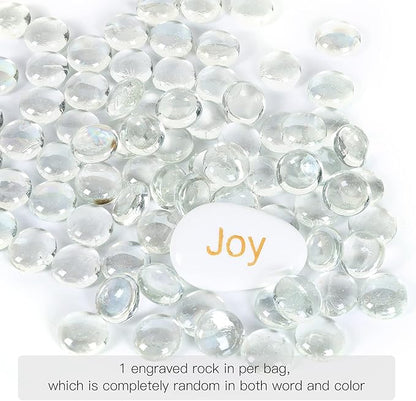 11LB Clear Flat Glass Marbles for Vase Filler, Aquariums, Hydroponics, Fire Pit & Home Decor