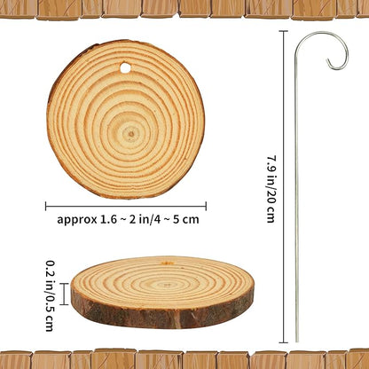 Temlum Wooden Plant Labels with Marker Pen, 25 Pcs Garden Markers Garden Label Stakes Plant Sign Tags for Flowers, Herbs, Potted Plants, Seed