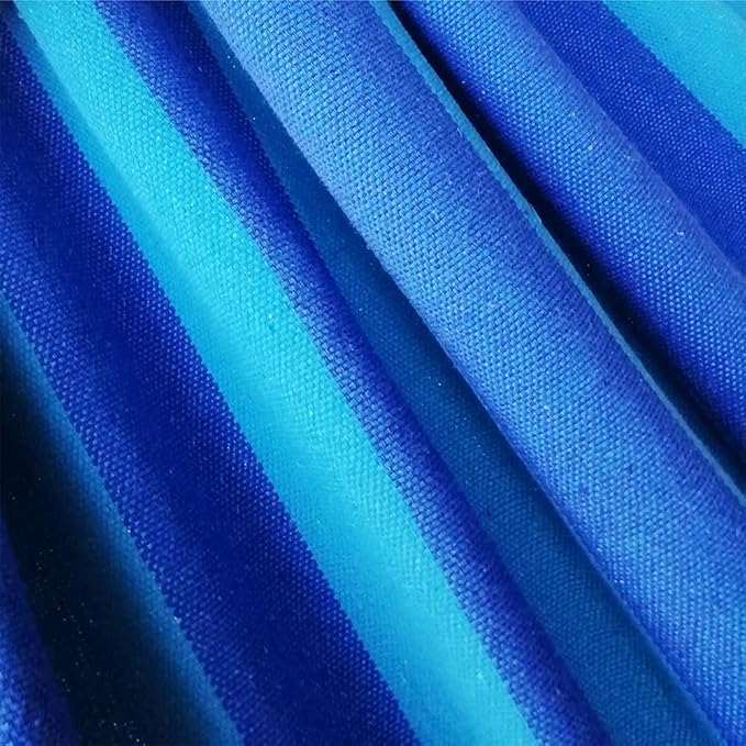 Brazilian Single Hammock 1 Person Canvas 200X100cm Total Length 310cm Load 250kg Cotton Hammock for Garden Backyard Outdoor and Indoor