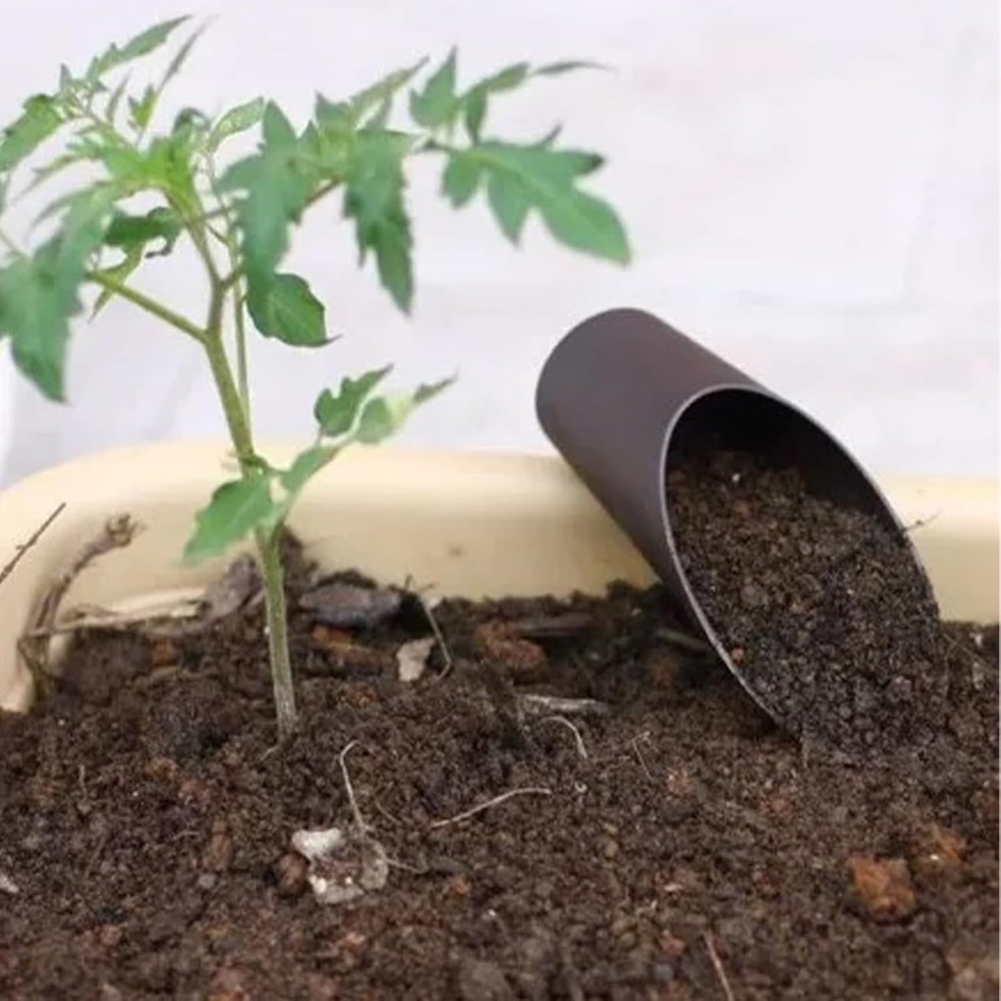 9 PCS Pcs Bonsai Soil Scoops Plastic Garden Shovels Garden Tool Bucket Shovel Colorful Small mini Potting Scoop,Suitable for Flower Planting