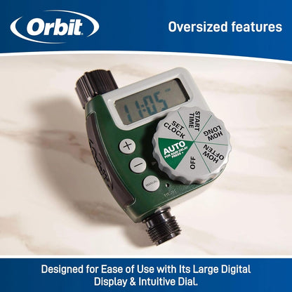 Orbit 62067 1-Outlet Programmable Digital Hose Watering Timer, 2-Pack