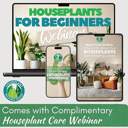 Indoor Plant Food by Houseplant Resource Center - Organic Liquid Fertilizer for Pothos, Peace Lily, Monstera, Cactus and More - 8 oz