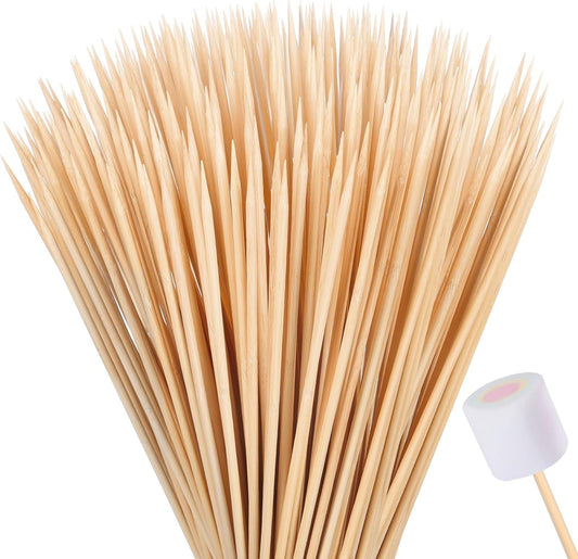70PCS Marshmallow Roasting Sticks,30 Inch Marshmallow Sticks for Fire Pit 5mm Thick Bamboo Skewers for Smores Roaster Barbecue Campfire,Weddings and Plant Stakes