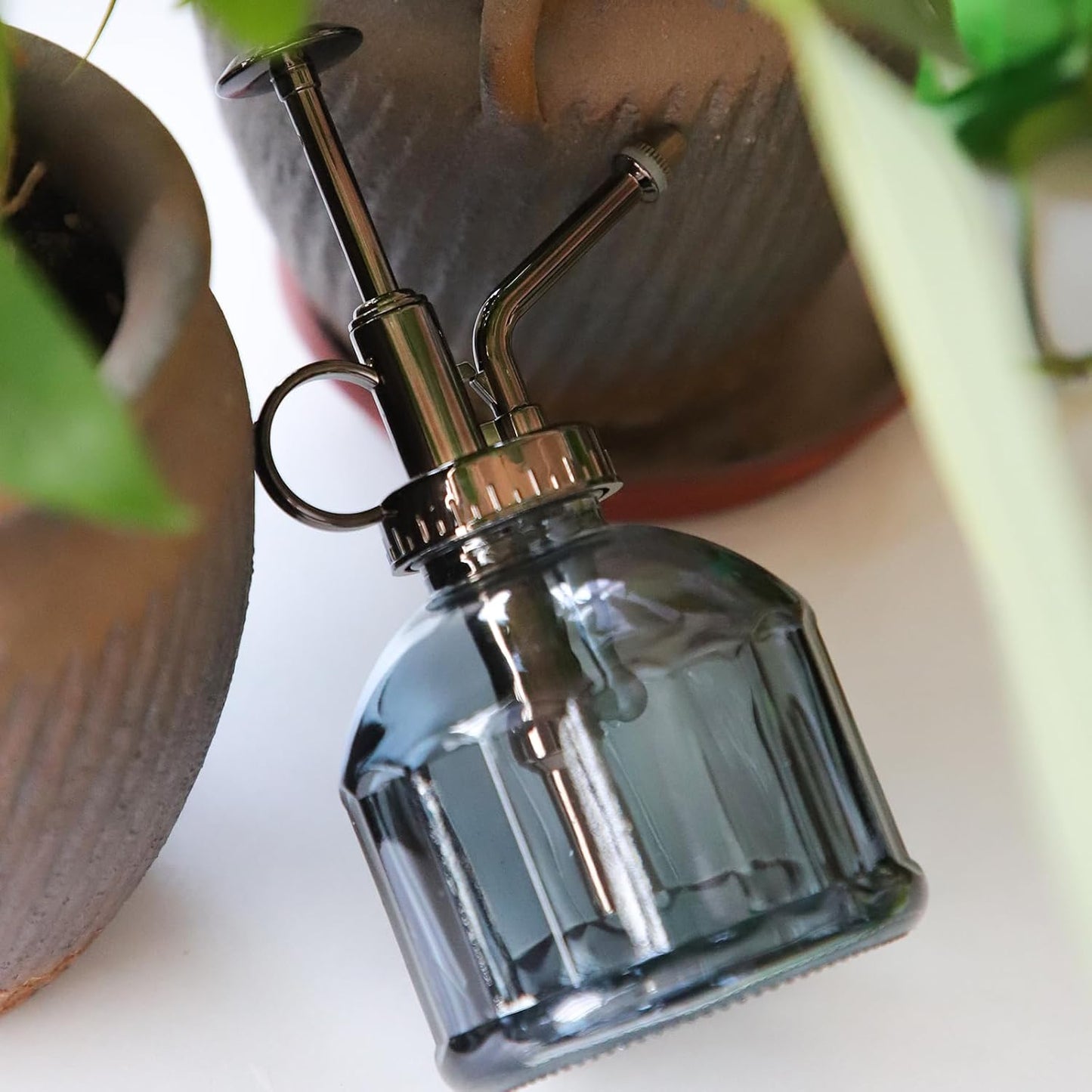 OFFIDIX Glass Plant Spray Bottle Plants Mister for Inside Small Watering Can for Indoor House Vintage Plant Spritzer Succulent Watering Sprayer Bottle