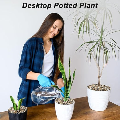 Fish Tank Rocks,Virekm River Rocks, Decorative Ornamental Pebbles Garden Landscaping Stones Gravel Filler for Home Decoration Flower Bed Fish Tank Plants Vases Succulents (10 Pounds)