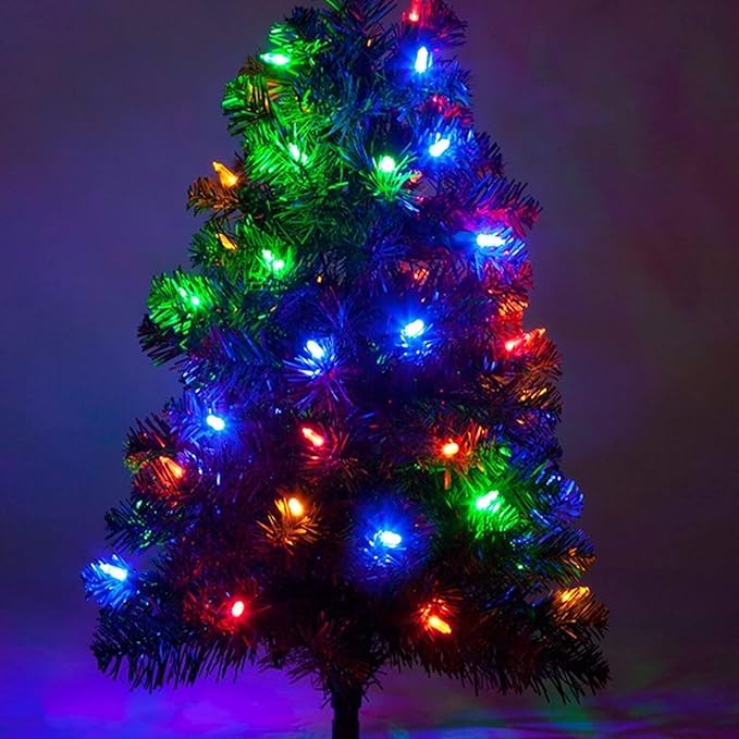 Dazzle Bright Battery Operated 50 LED Mini String Lights (Multi-Colored, 1 Pack)
