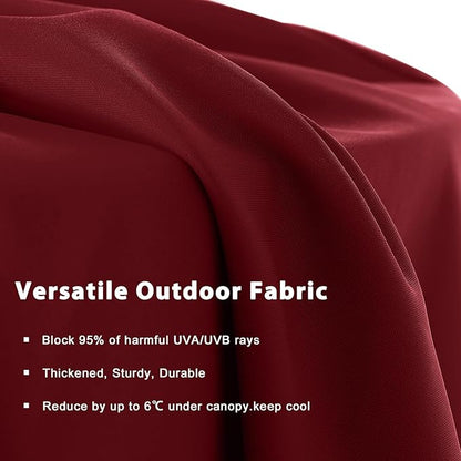 MASTERCANOPY Patio Outdoor Umbrella,15FT Double Sided Large Umbrella with Base