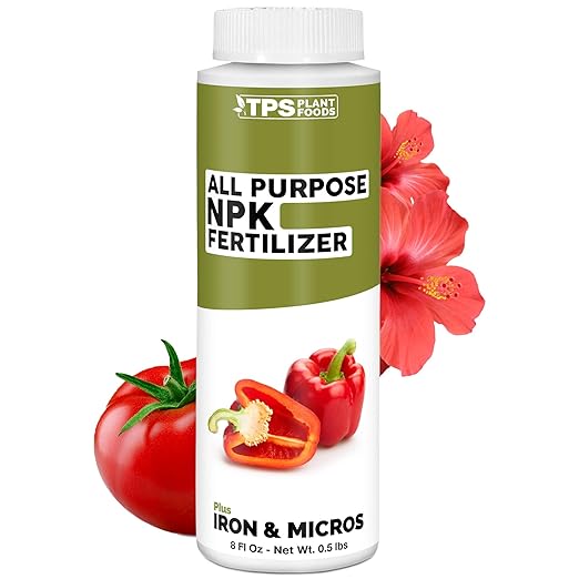 All Purpose NPK Fertilizer, Complete NPK Liquid Plant Food for All Plants, 8 oz (250mL)