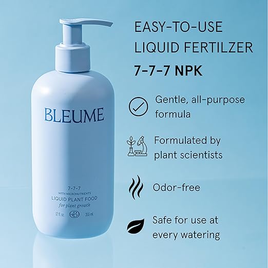 Liquid Plant Food, All-Purpose Houseplant Fertilizer, NPK 7-7-7 with Micronutrients, Made in The USA, Plant Food for Houseplants, Potted Plants, Vegetables, Flowers, and Tropicals