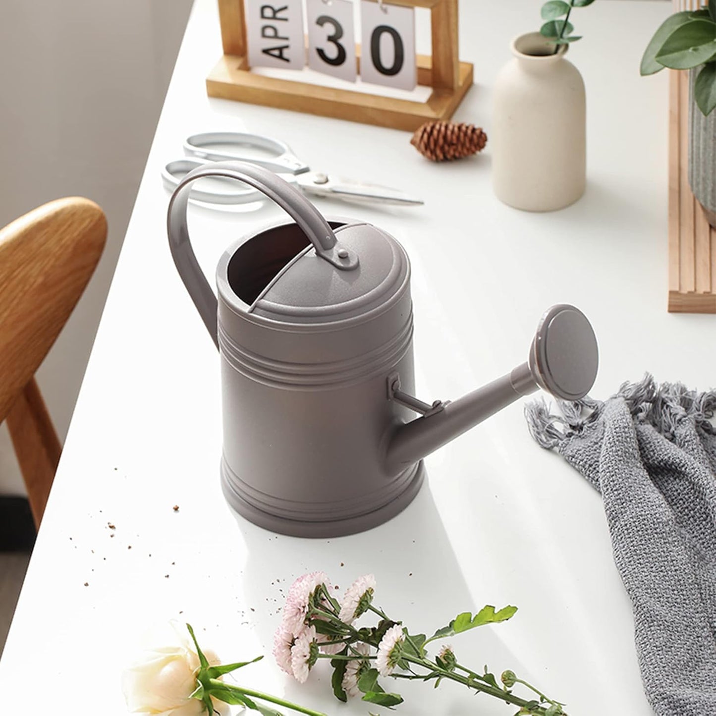 Plastic Indoor Watering Can with Sprinkler Head - 68 oz