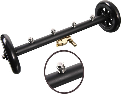 Tool Daily Pressure Washer Nozzle Tips, Replacement for Surface Cleaner, Water Broom and Undercarriage Cleaner, 4000 PSI, 1/4 Inch Male NPT, 25 Degree Silver