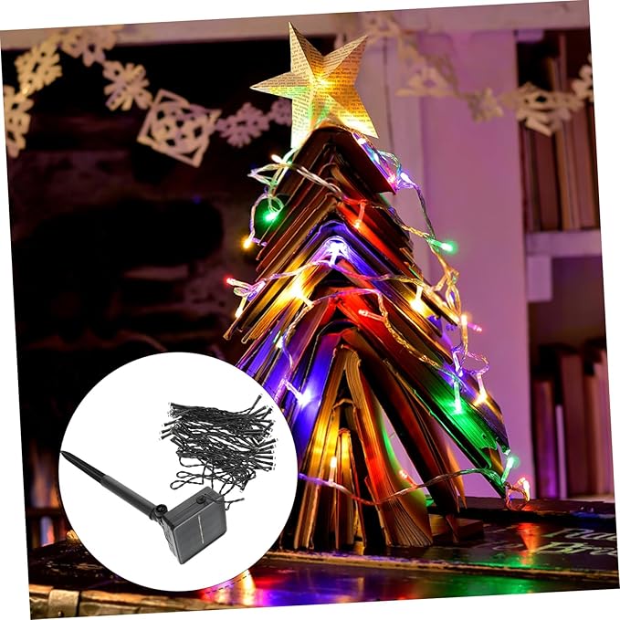 Solar String Lights Outdoor LED Solar Powered Garden Decor Warm White for Patio Fence Balcony for Use