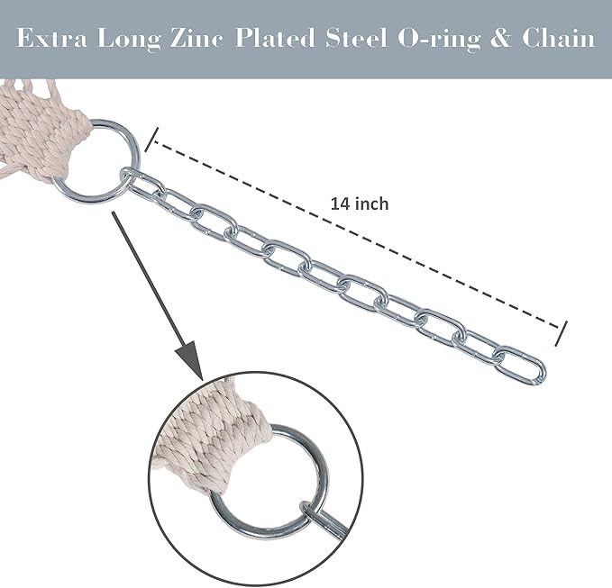 SUNCREAT Tree Hammocks for Outside, Portable Hammocks with Carrying Bag, Gray Pattern