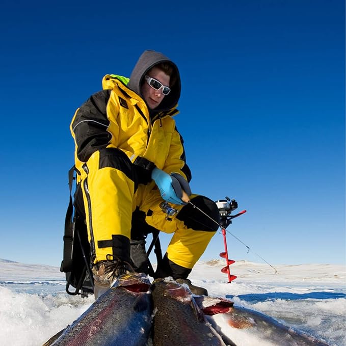 Waterproof Work Gloves for Men and Women, Hycool Thermal Insulated Freezer Rubber Coated Gloves,Super Grip L6201