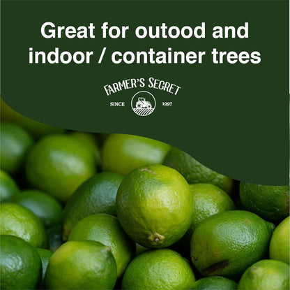 Farmer's Secret Citrus Tree Booster Fertilizer (32oz) - Super Concentrated - Formulated for All Citrus Trees Including All Types of Lemons, Limes, and Oranges - Outdoor and Indoor/Container Trees